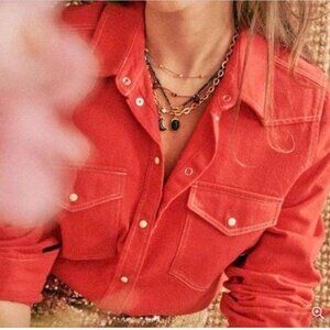 Sezane Servanne Western Button Down